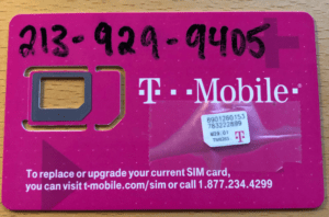 T-Mobile USA Sim Karte