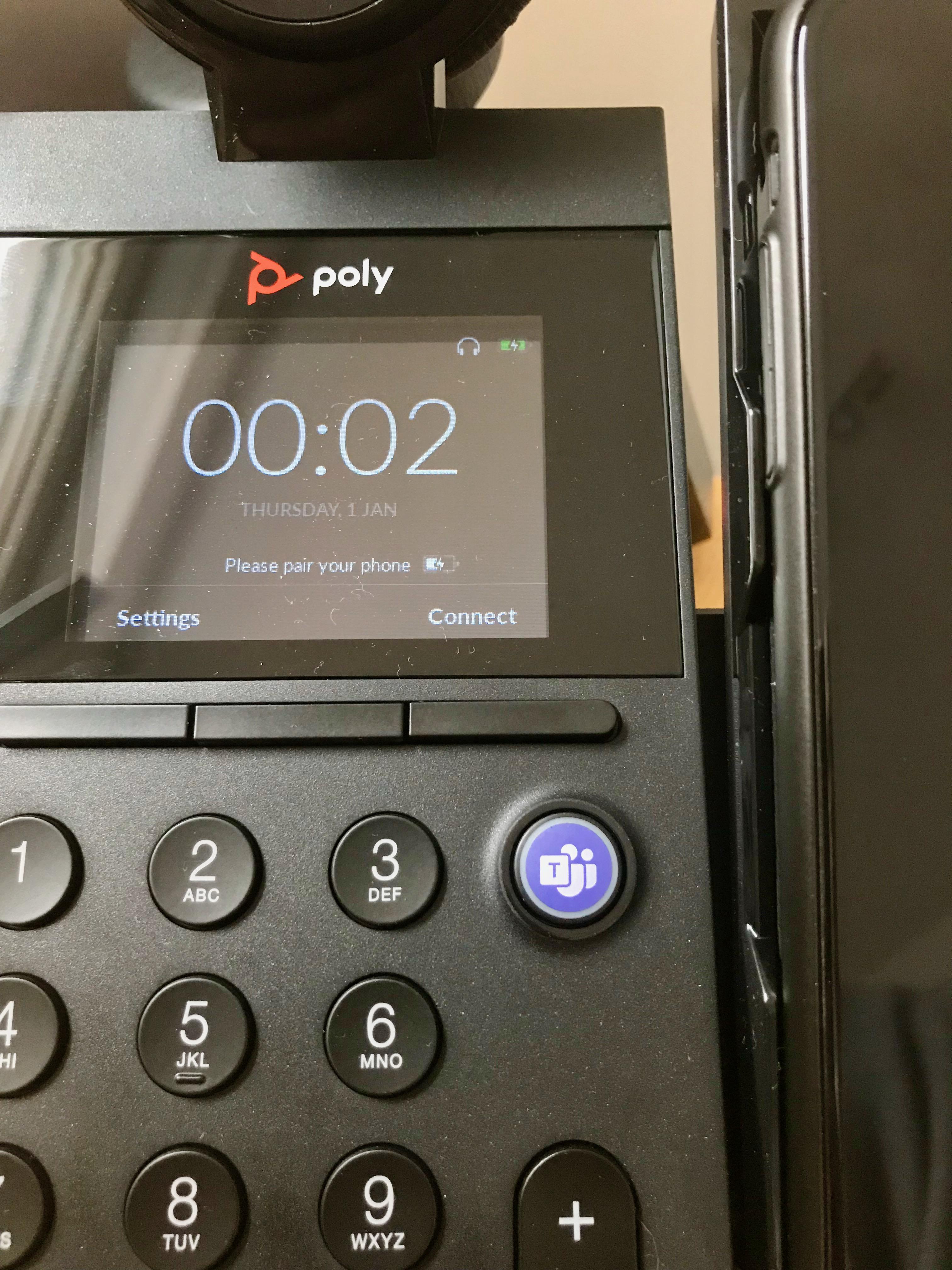 Poly Elara 60 WS Lost Connection to the Phone