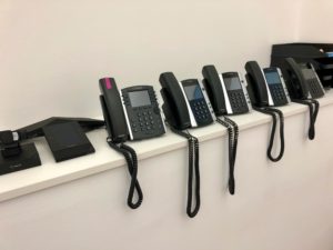 The removed Polycom Trio 8800 Set The removed Polycom Trio 8800 Set